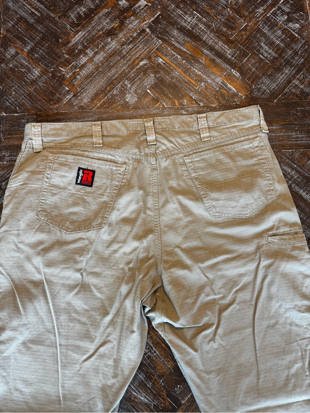 Wrangler Riggs Ripstop Work Pants - Tan - Picture 11 of 14